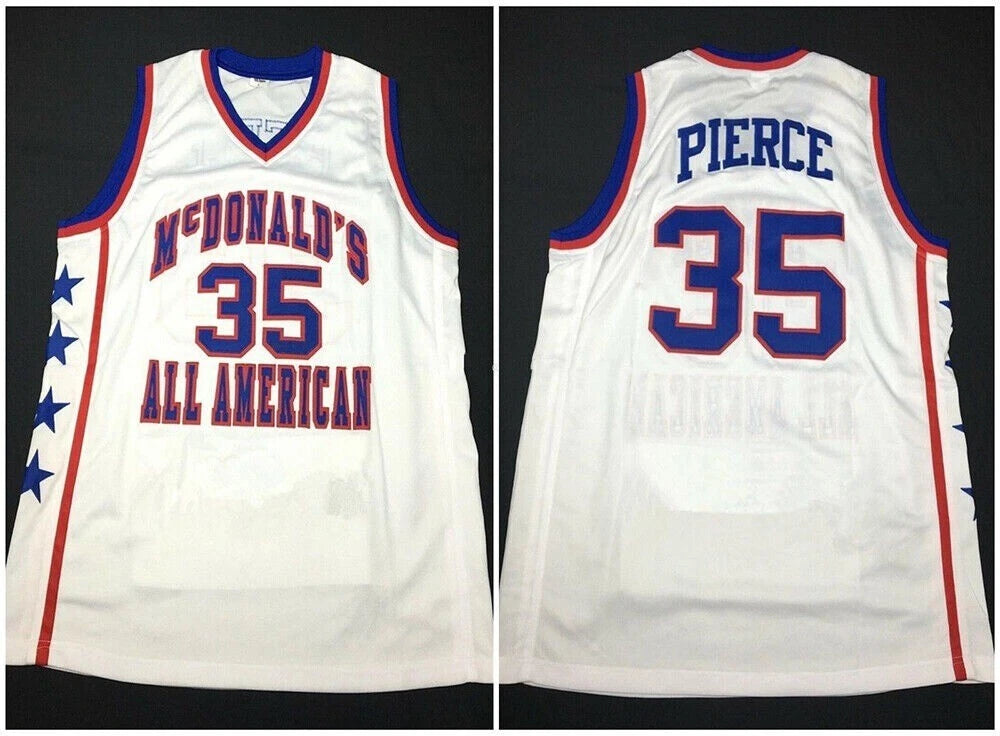 Throwback Pierce #35 Basketball Jersey