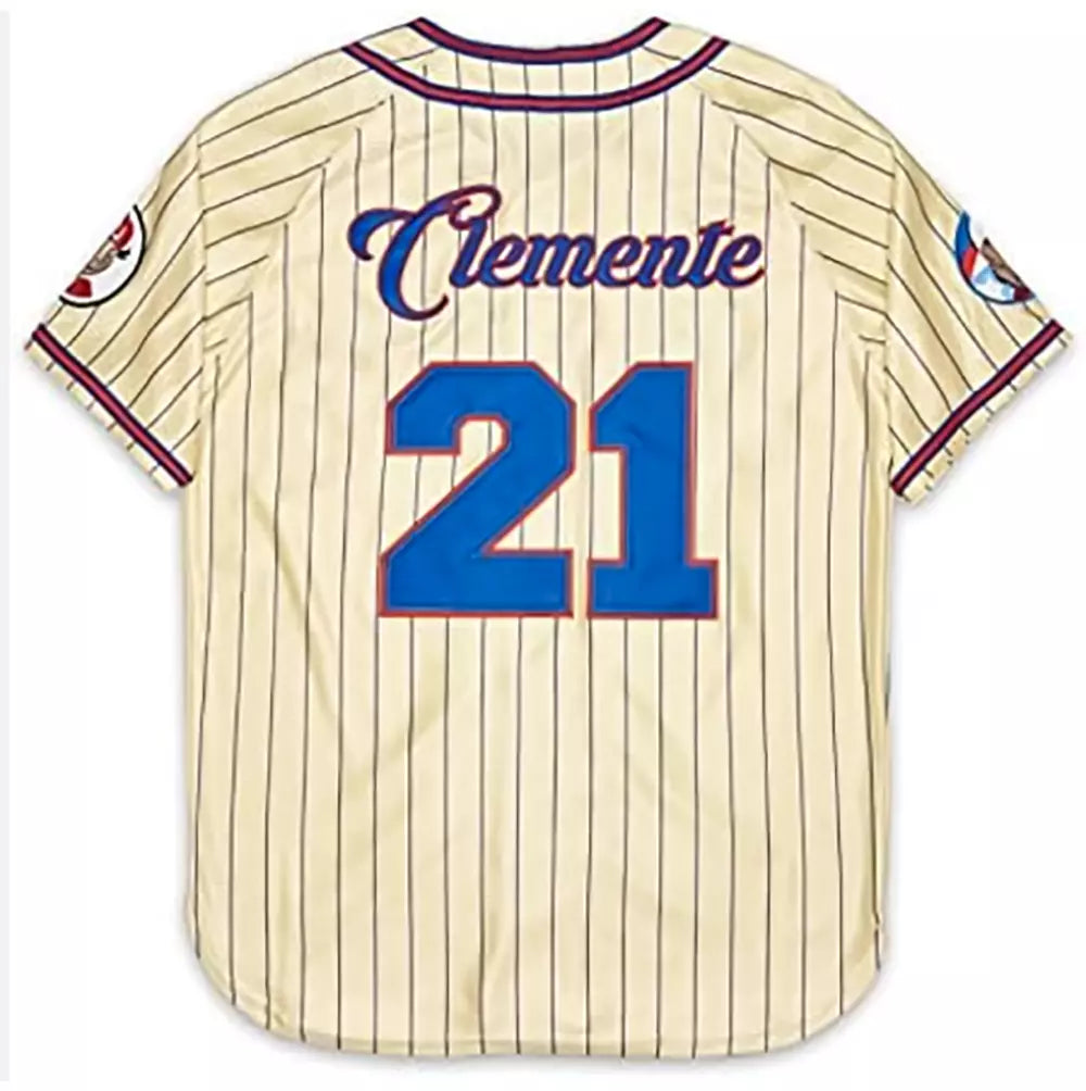 Vintage 1964 Clemente #21 San Juan Baseball Jersey
