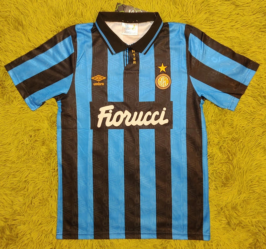Inter 1993/1994 Home Retro Vintage Rare Soccer Football Football Shirt Jersey