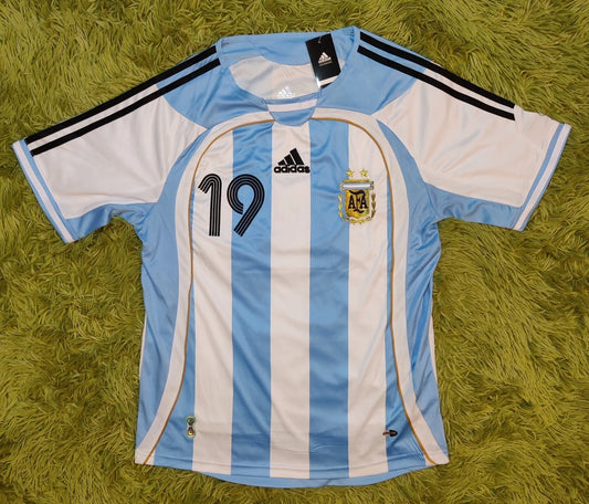 Argentina 2006 World Cup Home Retro Rare Messi Soccer Football Jersey