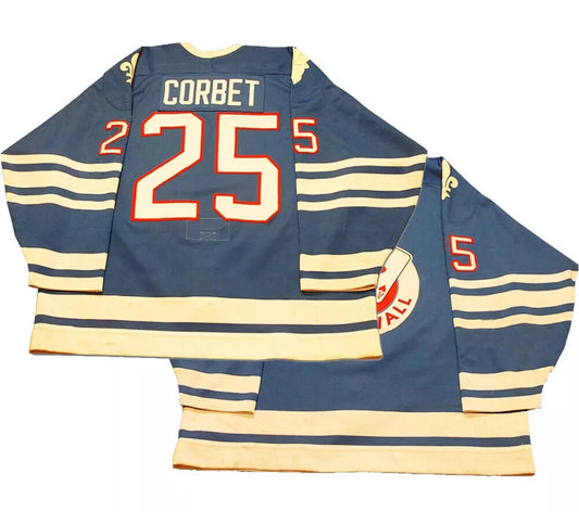 Throwback Corbet #25 Cornwall Hockey Jersey