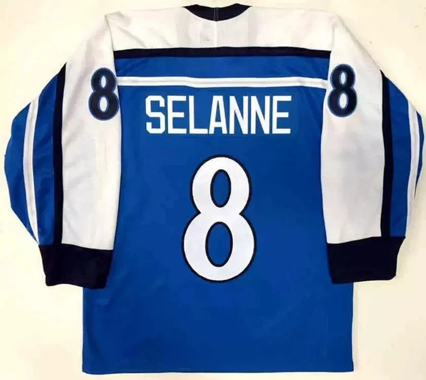 Selanne #8 Hockey Jersey