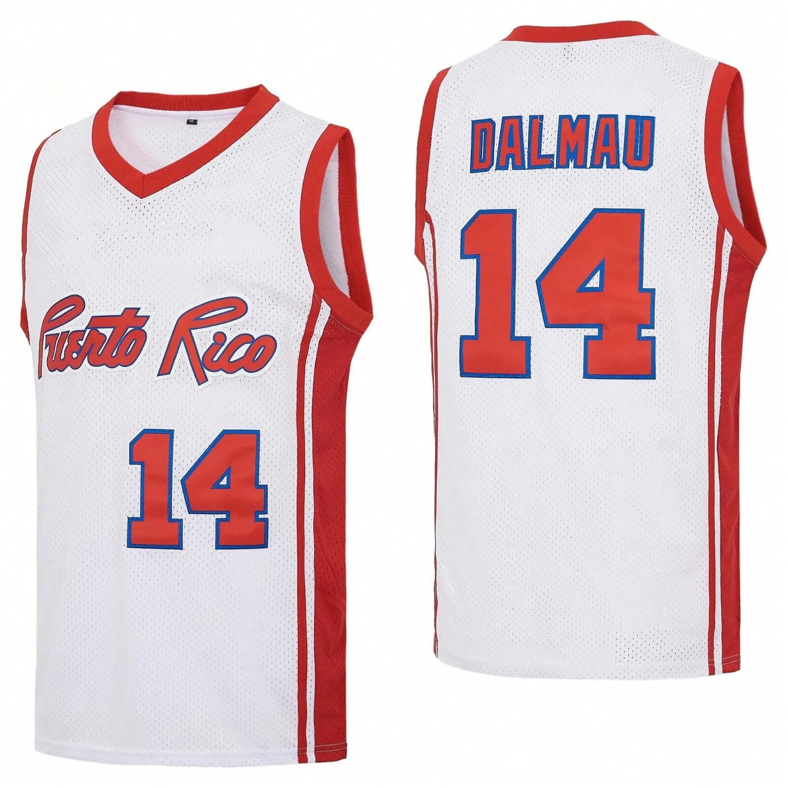 Del Toro Dalmau 14 Team Puerto Rico Basketball Jersey
