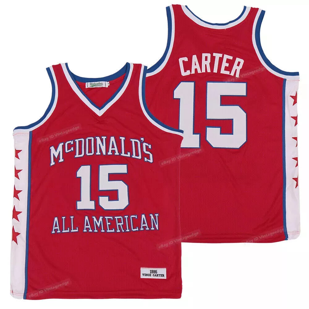 1995 Vince #15 Carter Jersey McDonald's Basketball Jerseys