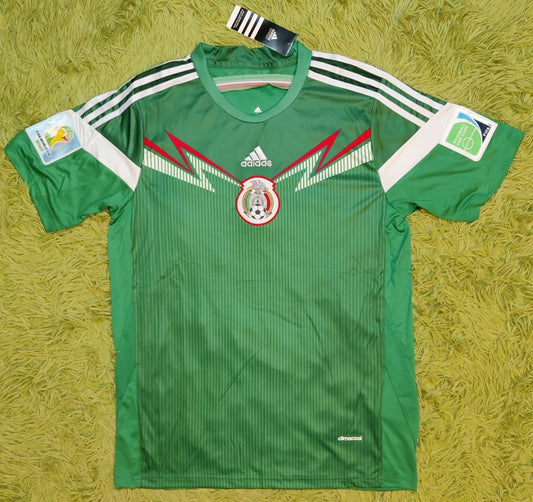 2014 World Cup Mexico Home Soccer Futbol Football Jersey