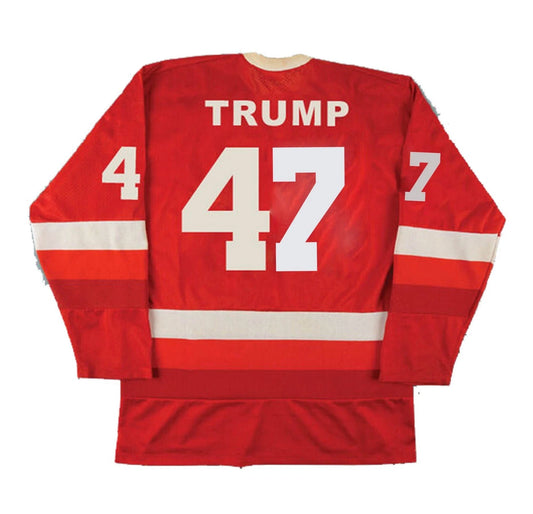 Retro #47 Trump Hockey Jersey